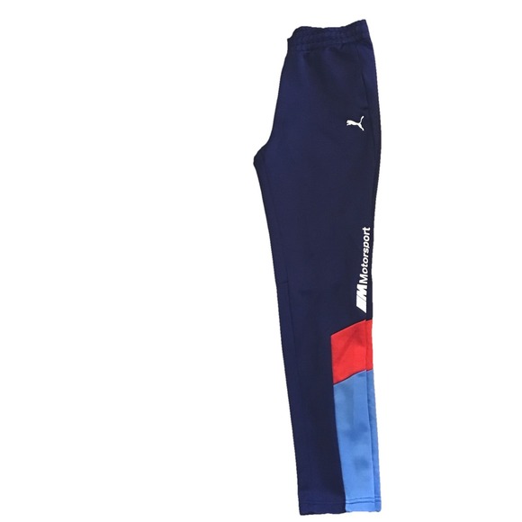 Puma BMW motorsport MMs T7 track pants Mens team blue size M - Picture 2 of 9
